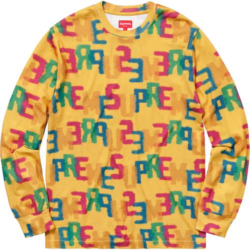 Supreme Letters L S Top (SS18) - $110