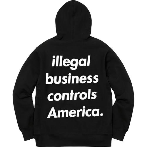 Supreme Illegal Business Hooded Sweatshirt (SS18) - $148