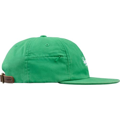 Supreme Side Pocket Script Logo 6-Panel (SS18) - $54