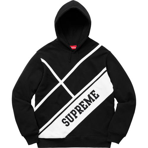 Supreme Diagonal Hooded Sweatshirt (SS18) - $158