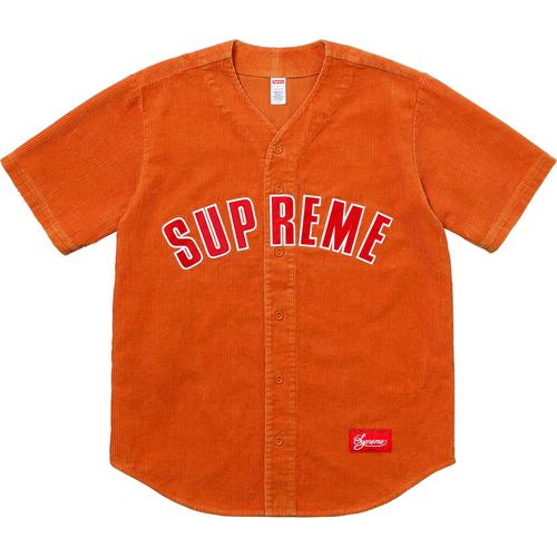 Supreme Corduroy Baseball Jersey (SS18) - $138