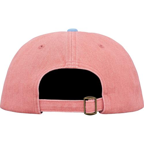 Supreme Denim Suede Compact Logo 6-Panel (SS18) - $58