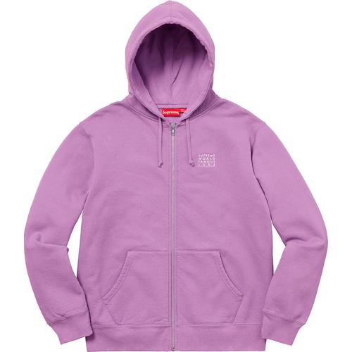 Supreme World Famous Zip Up Hooded Sweatshirt (SS18) - $148