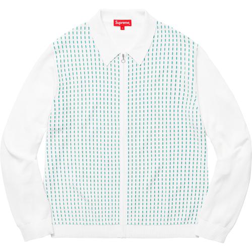 Supreme Dashes Zip Up Knit Polo (SS18) - $158