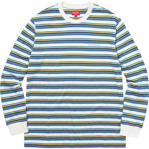 Supreme Multi Stripe L S Top (SS18) - $110