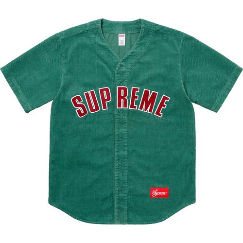 Supreme Corduroy Baseball Jersey (SS18) - $138