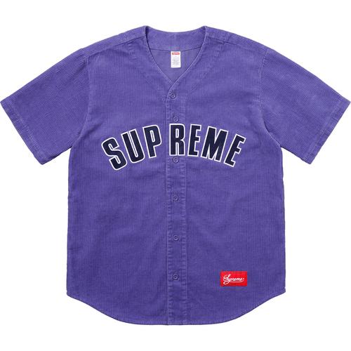 Supreme Corduroy Baseball Jersey (SS18) - $138