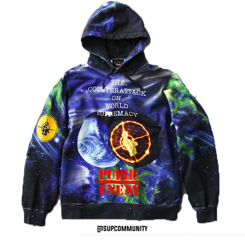 Supreme Supreme UNDERCOVER Public Enemy Hooded Sweatshirt (SS18) - $218