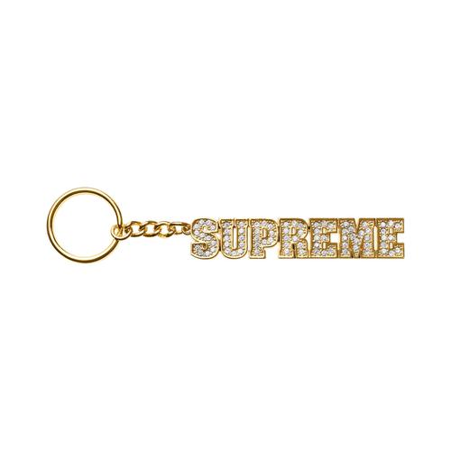 Supreme Block Logo Keychain (SS18) - $24