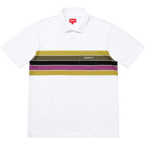 Supreme Chest Stripes Polo (SS18) - $98