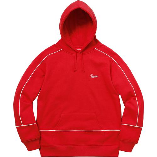 Supreme Piping Hooded Sweatshirt (SS18) - $148