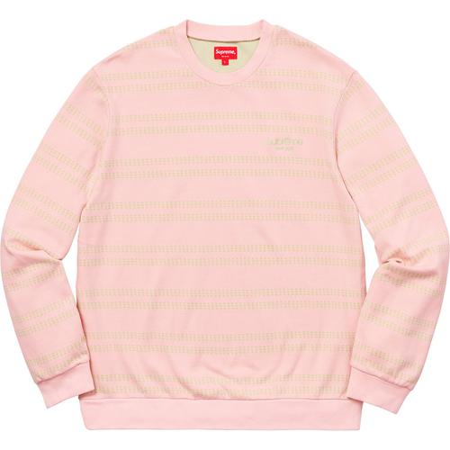 Supreme Dash Stripe Crewneck (SS18) - $118