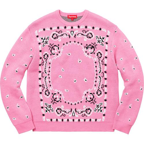 Supreme Bandana Sweater (SS18) - $148