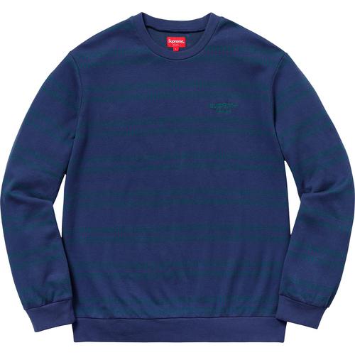 Supreme Dash Stripe Crewneck (SS18) - $118