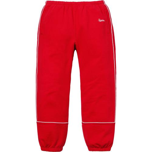 Supreme Piping Sweatpant (SS18) - $128