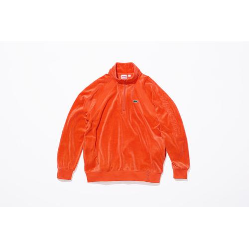 Supreme Supreme LACOSTE Velour Half-Zip Track Top (SS18) - $188