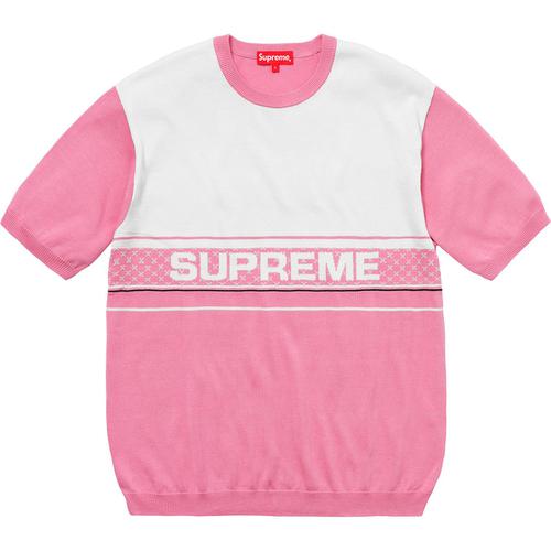 Supreme Chest Logo S S Knit Top (SS18) - $118