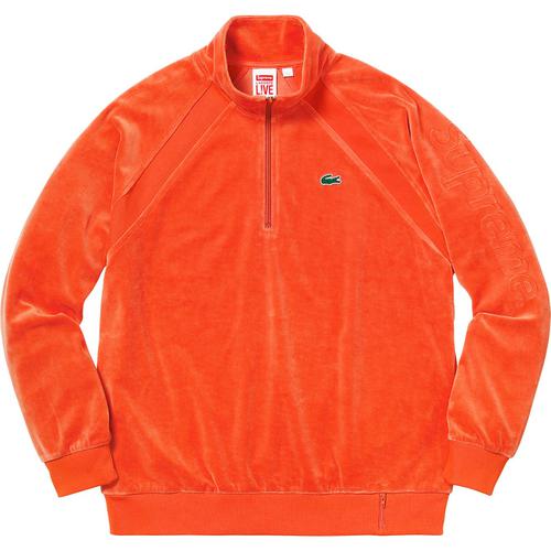Supreme Supreme LACOSTE Velour Half-Zip Track Top (SS18) - $188