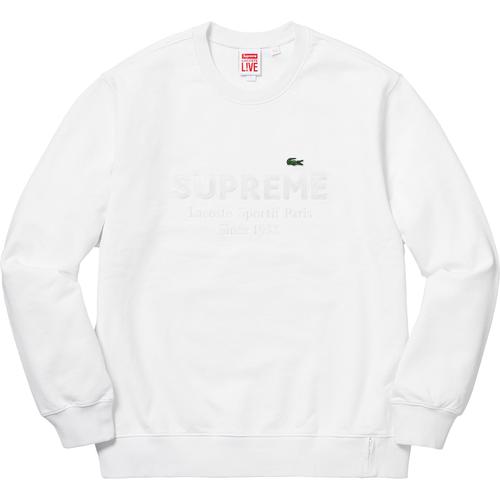Supreme Supreme LACOSTE Crewneck (SS18) - $148