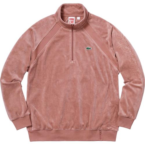 Supreme Supreme LACOSTE Velour Half-Zip Track Top (SS18) - $188