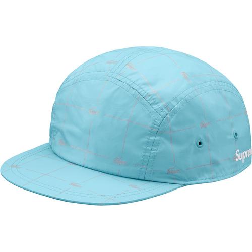 Supreme Supreme LACOSTE Reflective Grid Nylon Camp Cap (SS18) - $58