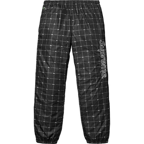 Supreme Supreme LACOSTE Reflective Grid Nylon Track Pant (SS18) - $138