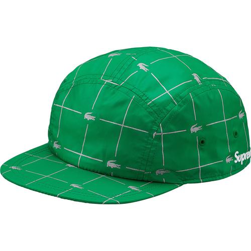 Supreme Supreme LACOSTE Reflective Grid Nylon Camp Cap (SS18) - $58
