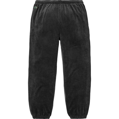 Supreme Supreme LACOSTE Velour Track Pant (SS18) - $148