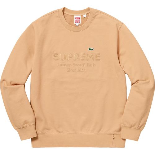 Supreme Supreme LACOSTE Crewneck (SS18) - $148
