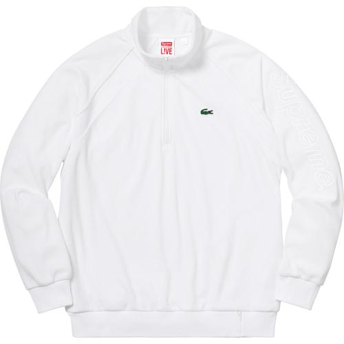 Supreme Supreme LACOSTE Velour Half-Zip Track Top (SS18) - $188