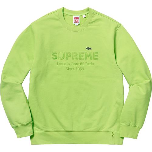 Supreme Supreme LACOSTE Crewneck (SS18) - $148