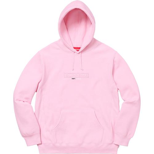 Supreme Embossed Logo Hooded Sweatshirt (SS18) - $158