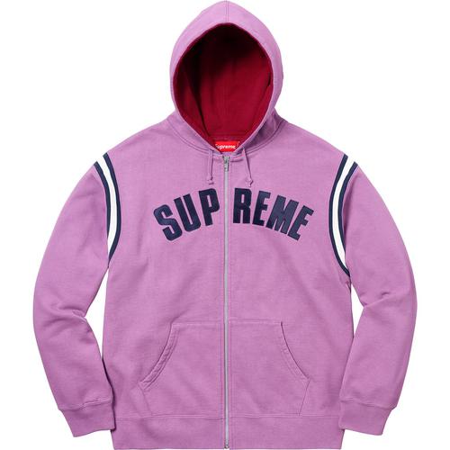 Supreme Jet Sleeve Zip Up Hooded Sweatshirt (SS18) - $178