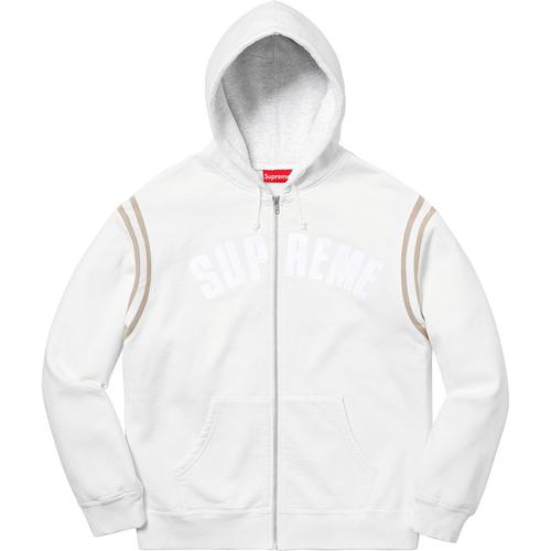 Supreme Jet Sleeve Zip Up Hooded Sweatshirt (SS18) - $178