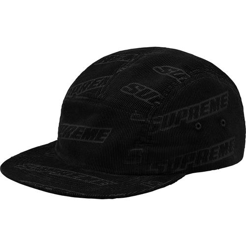 Supreme Debossed Corduroy Camp Cap (SS18) - $54