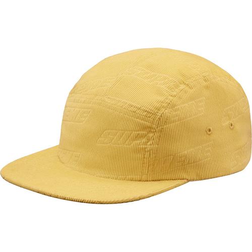 Supreme Debossed Corduroy Camp Cap (SS18) - $54