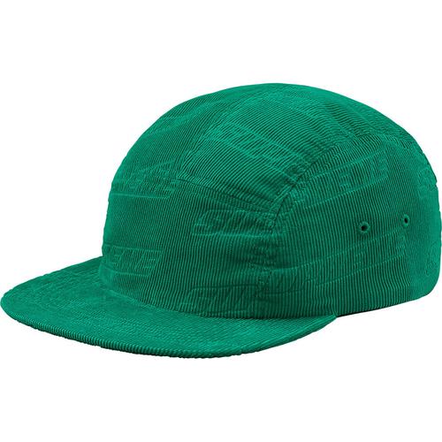 Supreme Debossed Corduroy Camp Cap (SS18) - $54