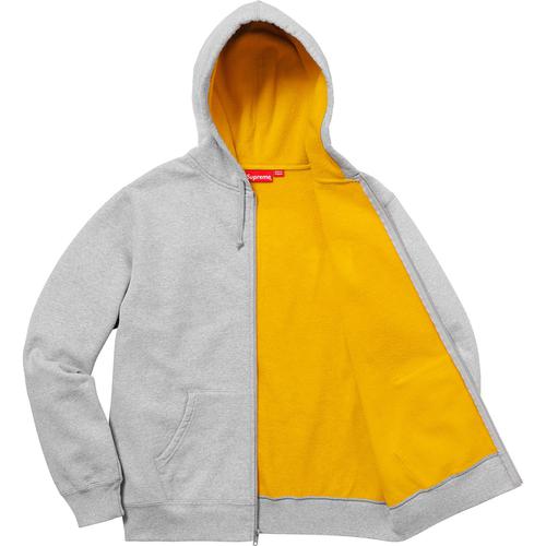 Supreme Contrast Zip Up Hooded Sweatshirt (SS18) - $158