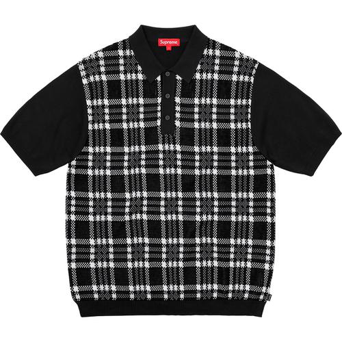 Supreme Plaid Knit Polo (SS18) - $138