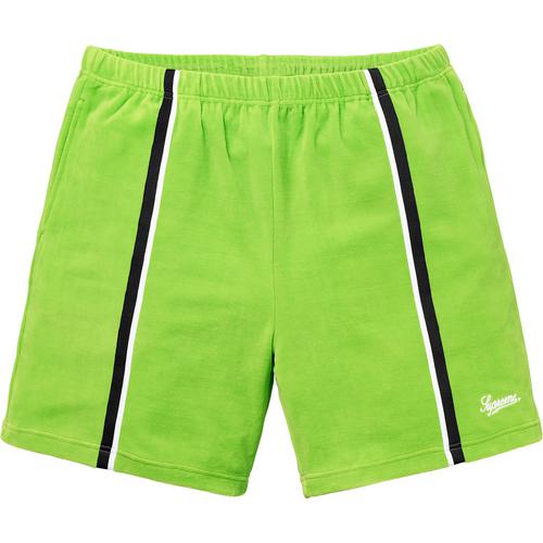Supreme Velour Warm Up Short (SS18) - $110