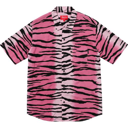 Supreme Tiger Stripe Rayon Shirt (SS18) - $128