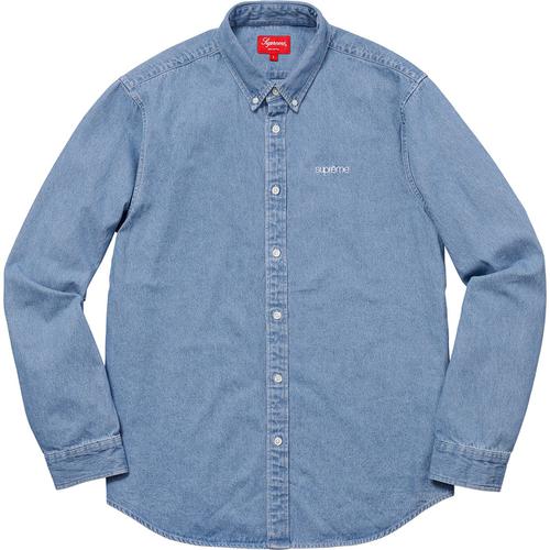 Supreme Washed Twill Shirt (SS18) - $128