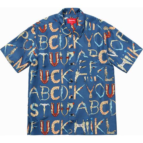 Supreme Alphabet Silk Shirt (SS18) - $158