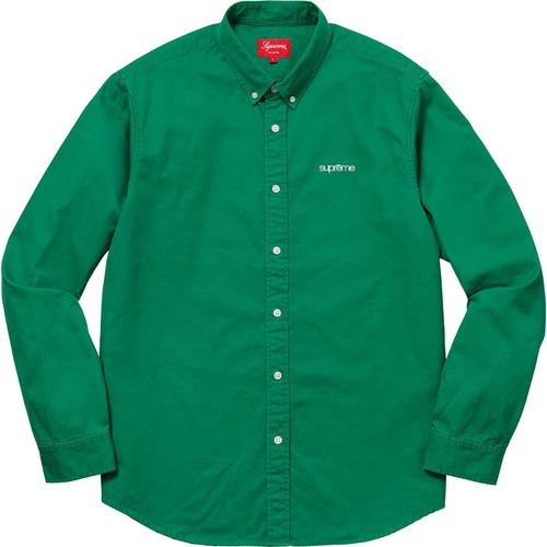 Supreme Washed Twill Shirt (SS18) - $128