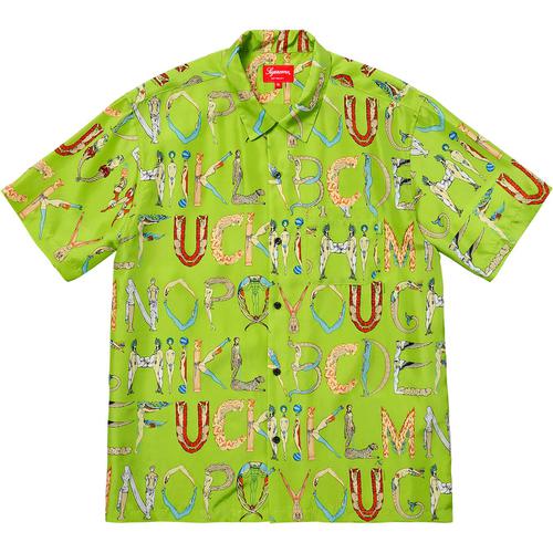 Supreme Alphabet Silk Shirt (SS18) - $158