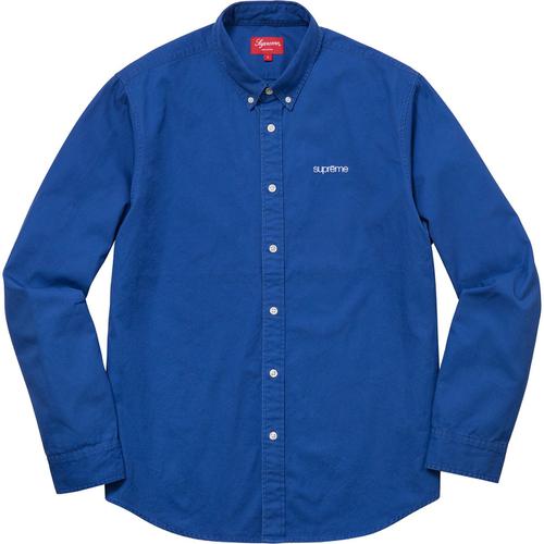 Supreme Washed Twill Shirt (SS18) - $128