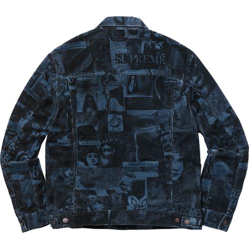 Supreme Vibrations Corduroy Trucker Jacket (SS18) - $248