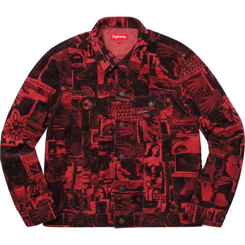 Supreme Vibrations Corduroy Trucker Jacket (SS18) - $248
