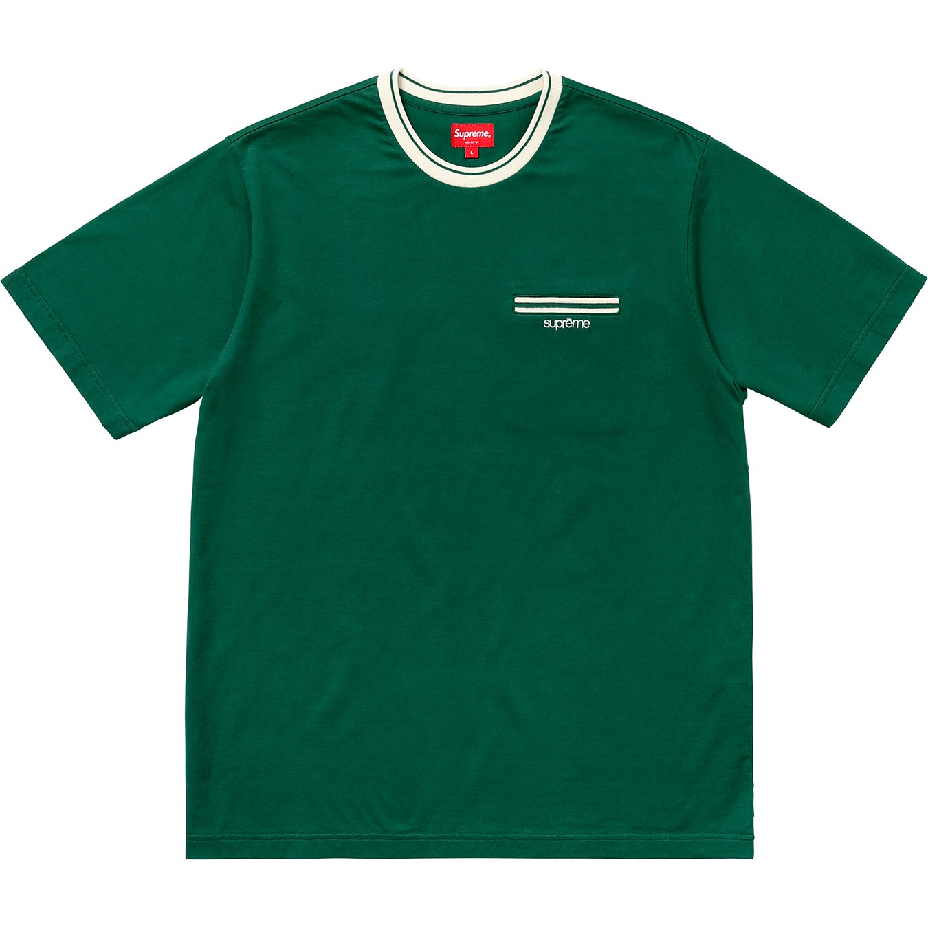 Supreme Ribbed Pocket Tee (SS18) - $78