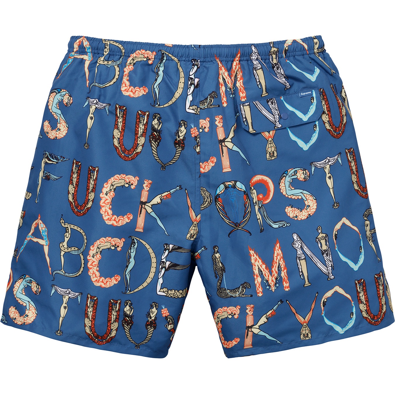 Supreme Alphabet Water Short (SS18) - $118